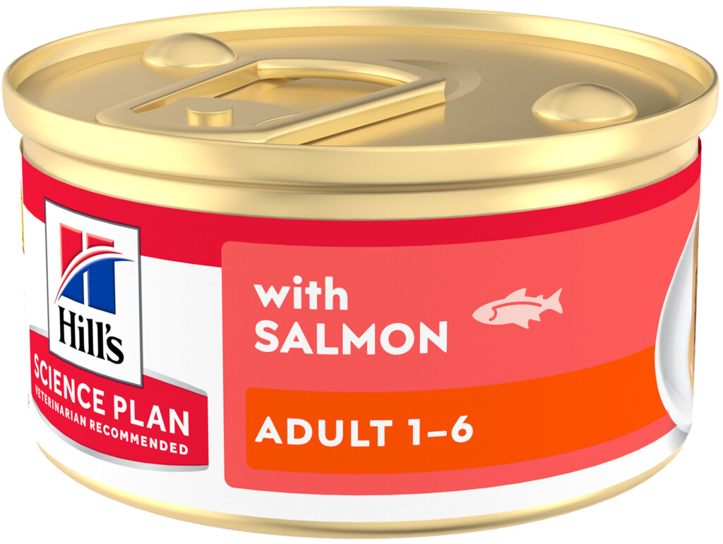 Science Plan adult salmon mousse 85g