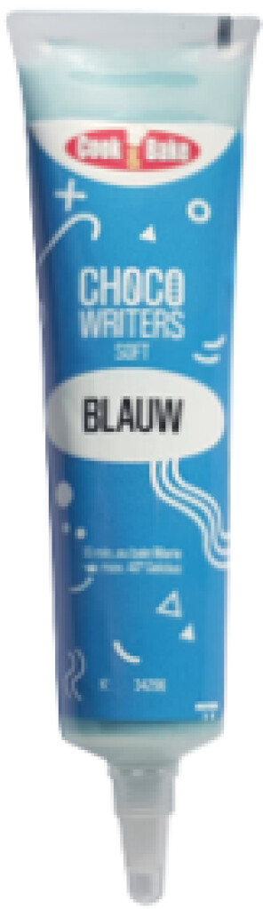 Garneertube/chocowriter blauw 25ml