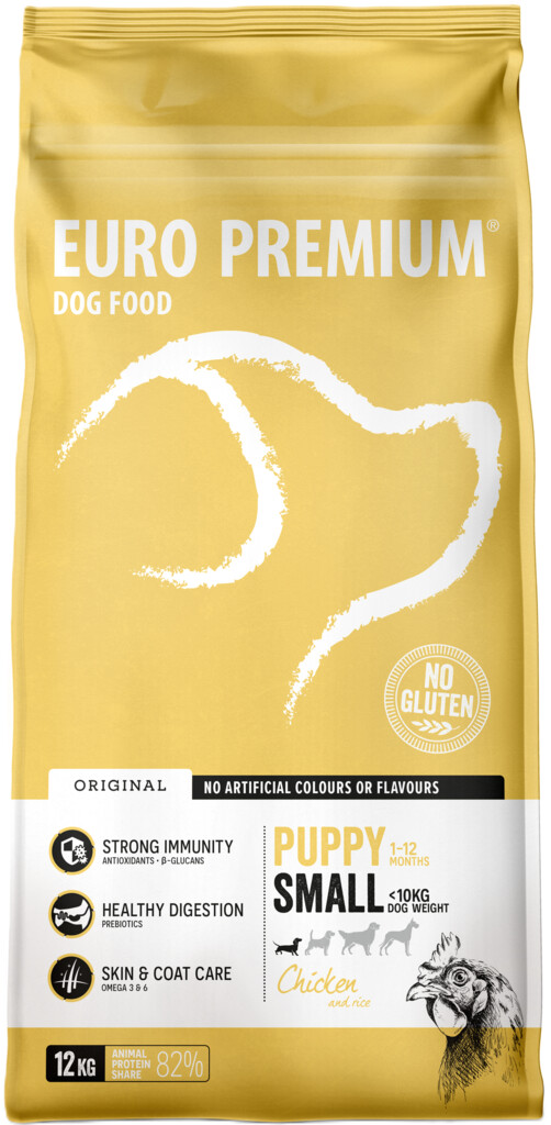 Small puppy chicken & rice 12kg