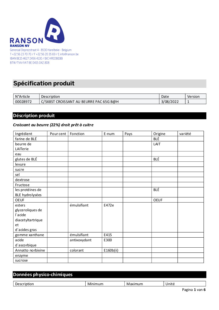 Botercroissant - 8 stuks