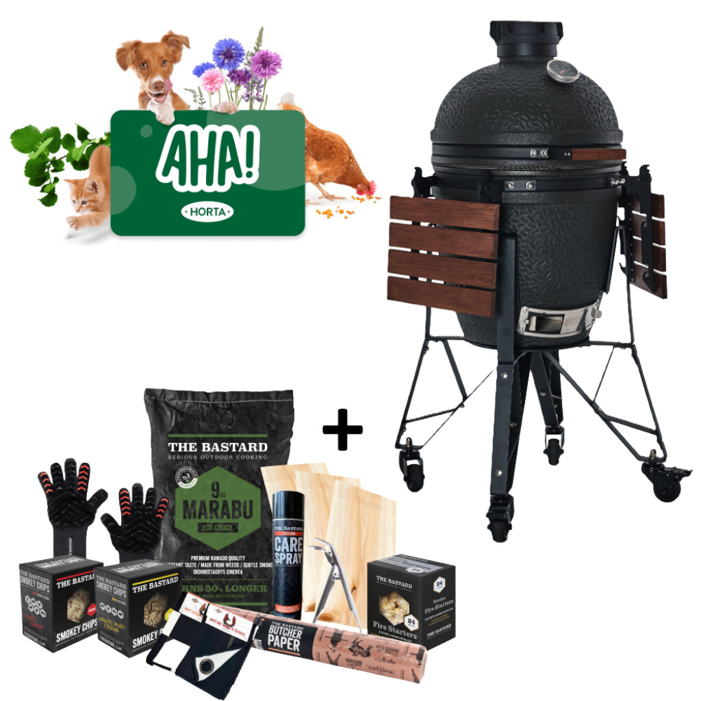 The Bastard Kamado Urban Medium complet - Coffret de démarrage Bastard GRATUIT pour les clients AHA