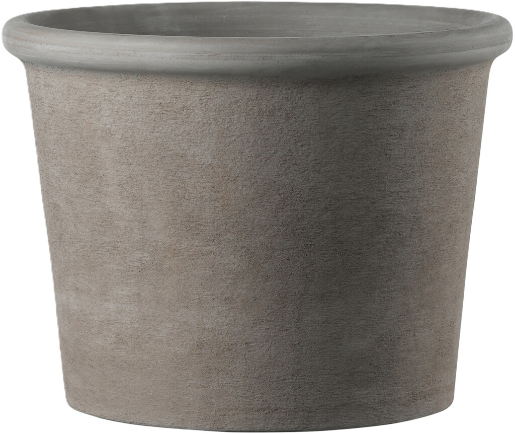 Bloempot Cilindro Bordato Primitivo grafiet 38cm