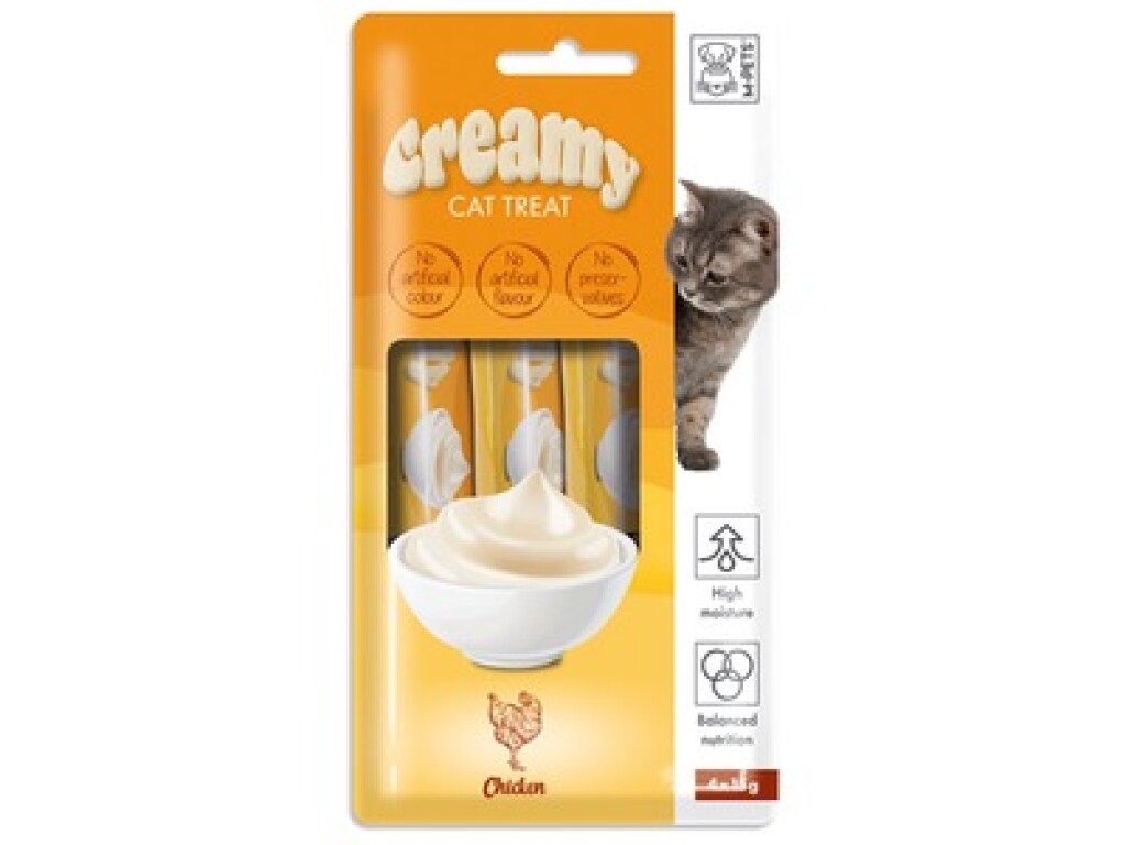 Creamy snack pour chat poulet 60g