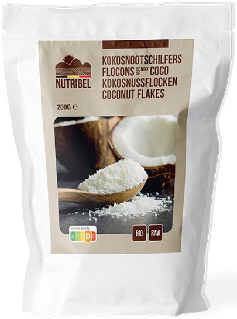 Flocons de noix de coco bio & raw 200g