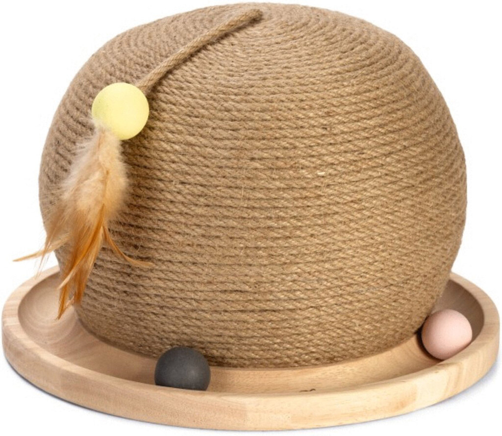 Grattoir boule+jeu bois Mila Grattoir boule+jeu bois Mila