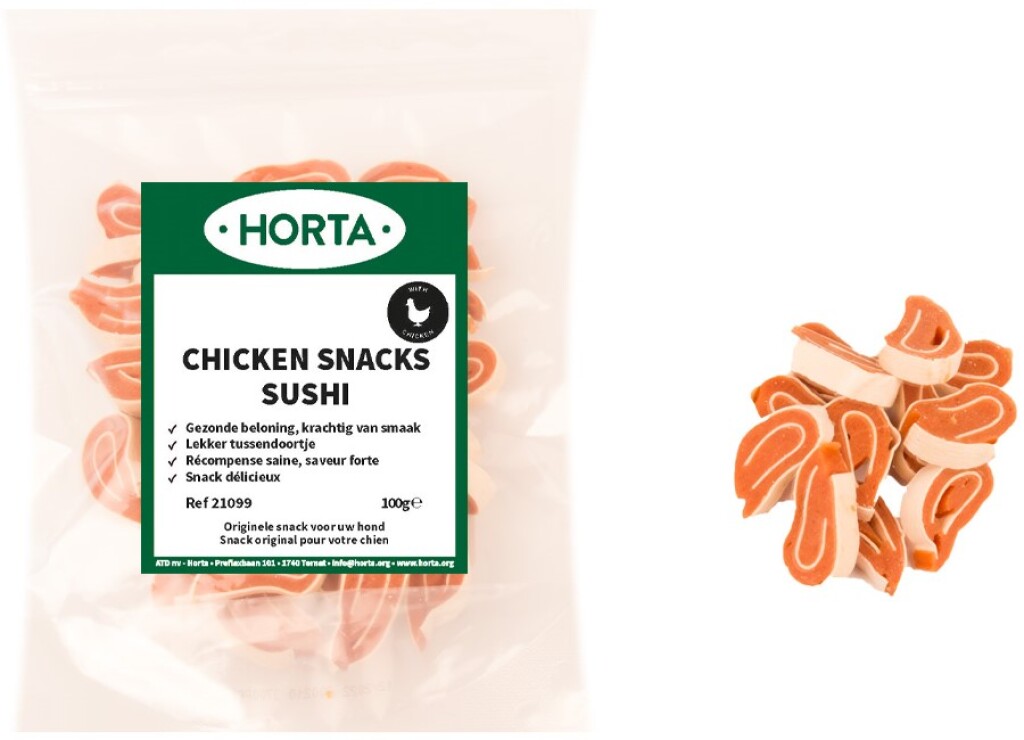Chicken snacks sushi 100g Chicken snacks sushi 100g