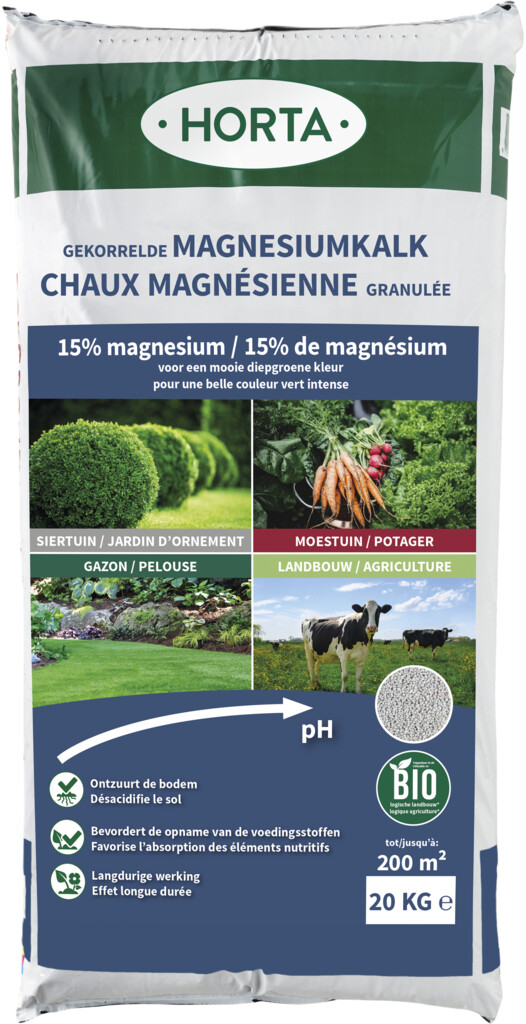 Gekorrelde magnesiumkalk 20kg