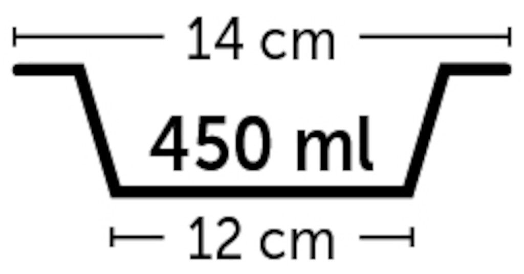 Eet- en drinkpot Kena lichtblauw ⌀ 14cm