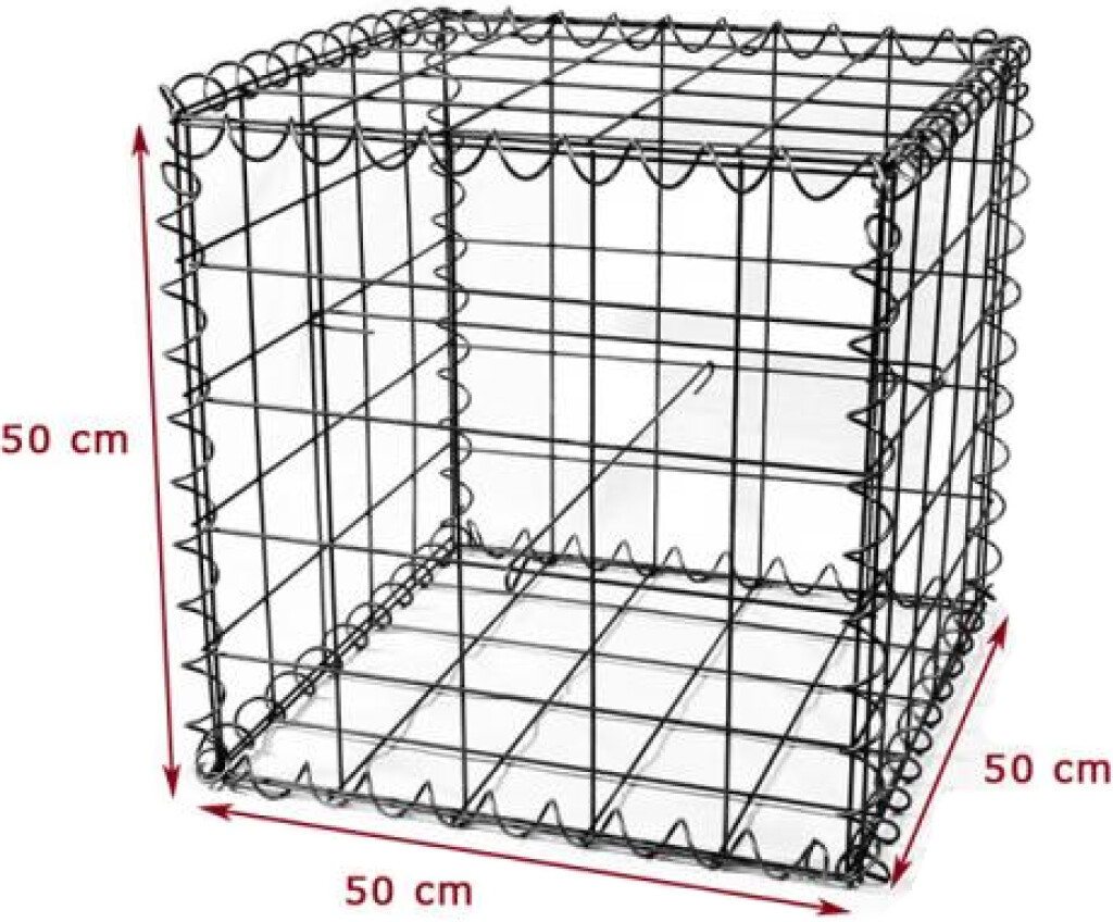 Schanskorven 76.2x76.2-diam. 3mm - 1.00x0.50x0.50m