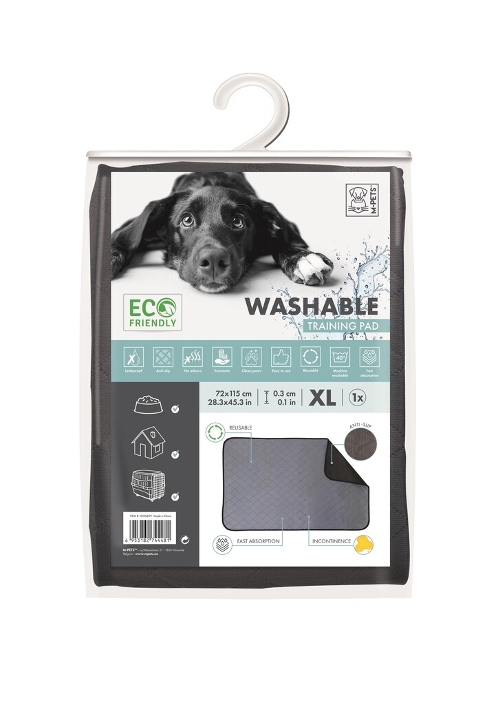 Wasbare Training Pad grijs XL