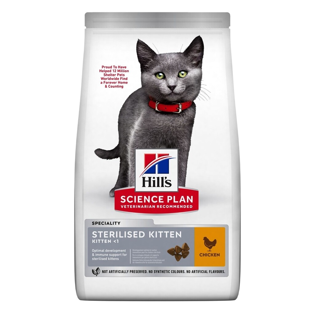 SP Aliment pour chaton stérilisé au poulet 1,5kg SP Aliment pour chaton stérilisé au poulet 1,5kg