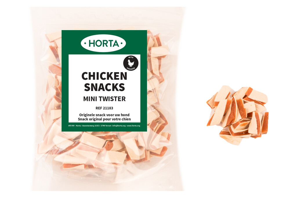 Chicken snacks mini twister 250 gr Chicken snacks mini twister 250 gr
