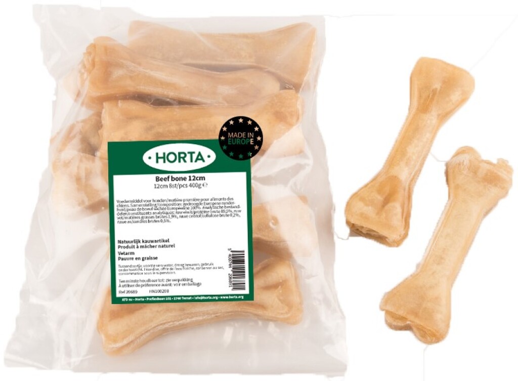 Beef bone 12 cm 8 stuks