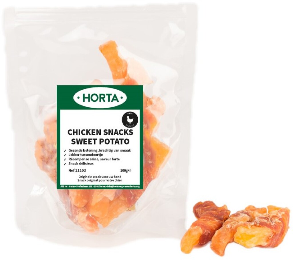Chicken snacks Sweet Potato 100g Chicken snacks Sweet Potato 100g