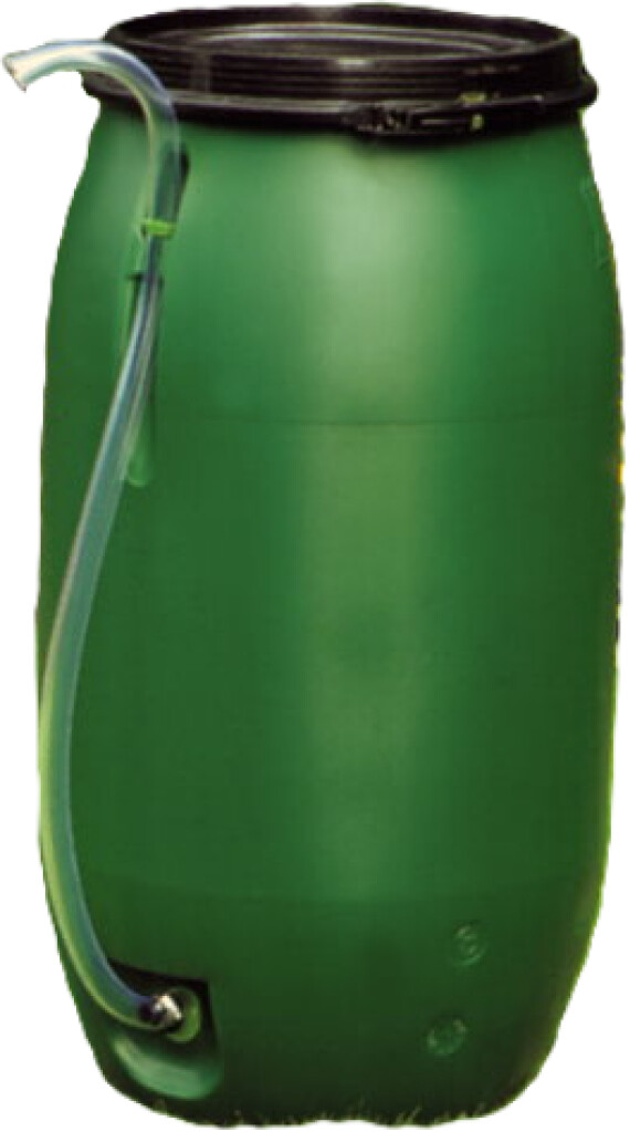 Tonneau de pluie 220L vert