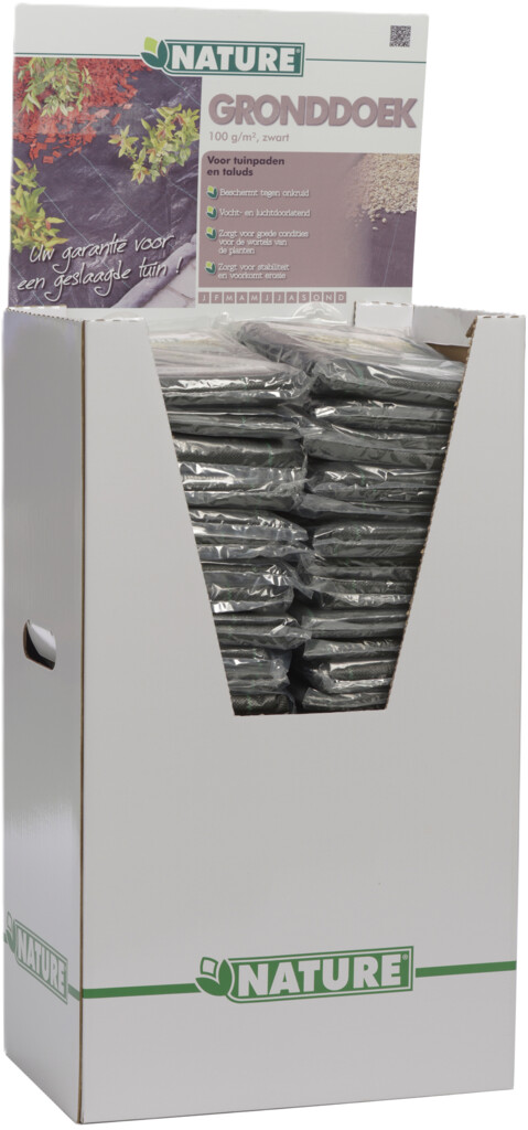 Gronddoek zwart 100 g/m² 1x10m