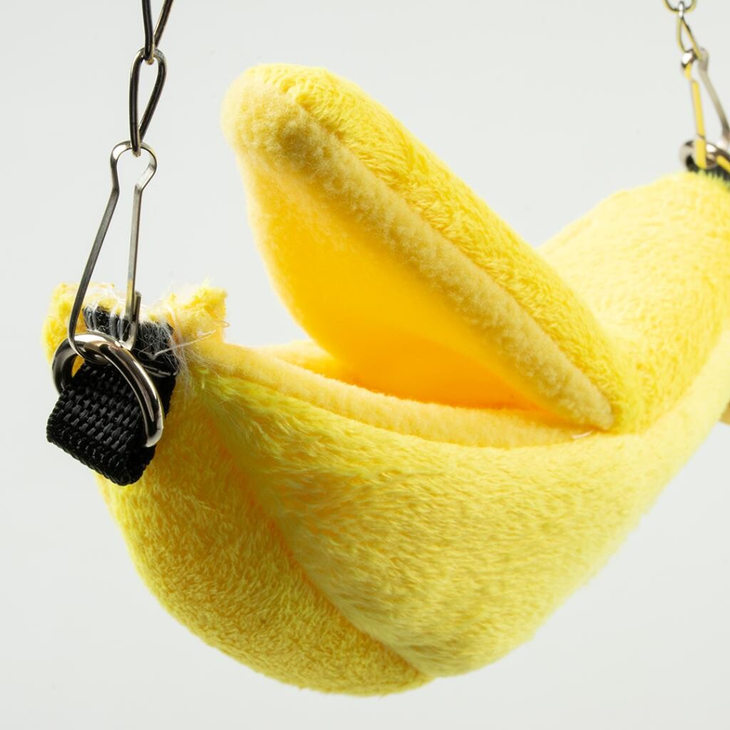 Maison Banane Peluche Jaune
