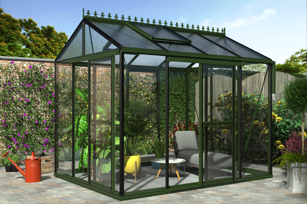 Serre Flexi modèle 1A Aluminium - 2,25 x 3,00 x 2,62m