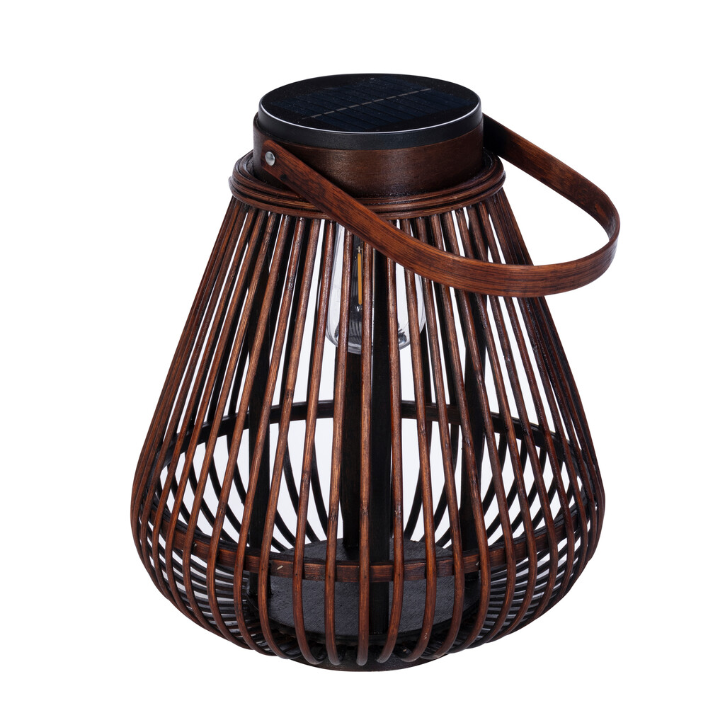 Solar Nerja table lamp 160LM brown
