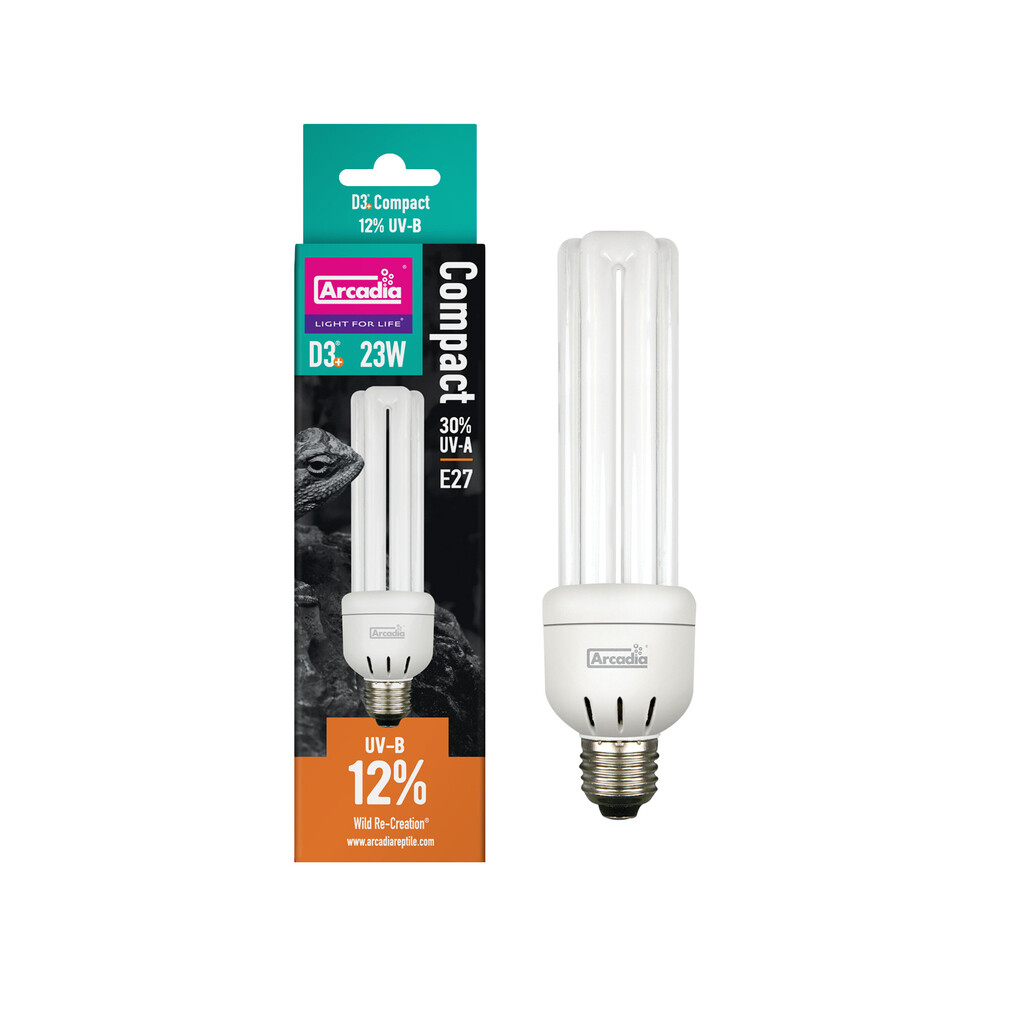 D3+ Compact E27 Bulb 12% 23w