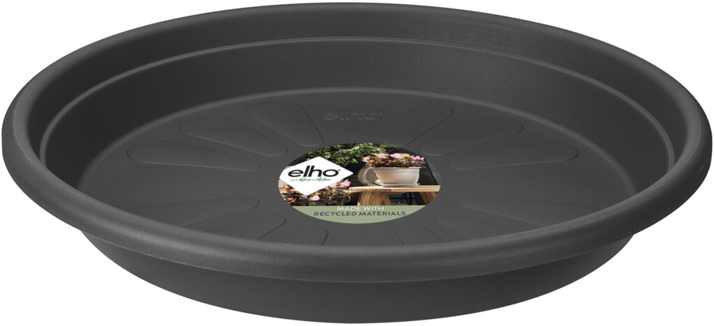 Soucoupe universelle ronde 35cm anthracite