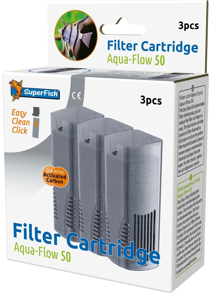 Aqua Flow Cartridge 50 Easy Click 3 stuks