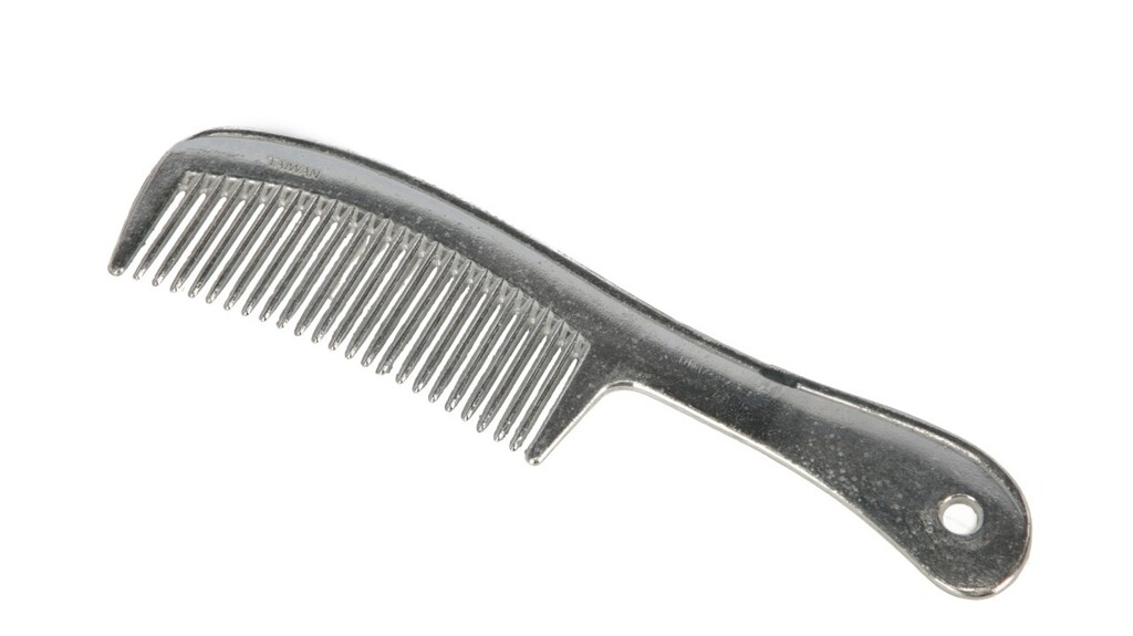 Manenkam met steel, verpakt