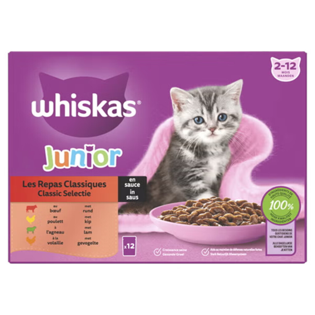 Sélection Classique en sauce Junior 12x85g