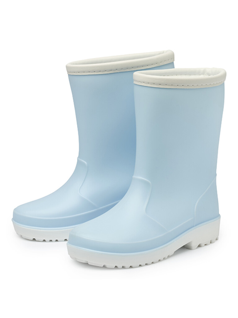 Bodi botte enfant fourré PVC bleu clair 30