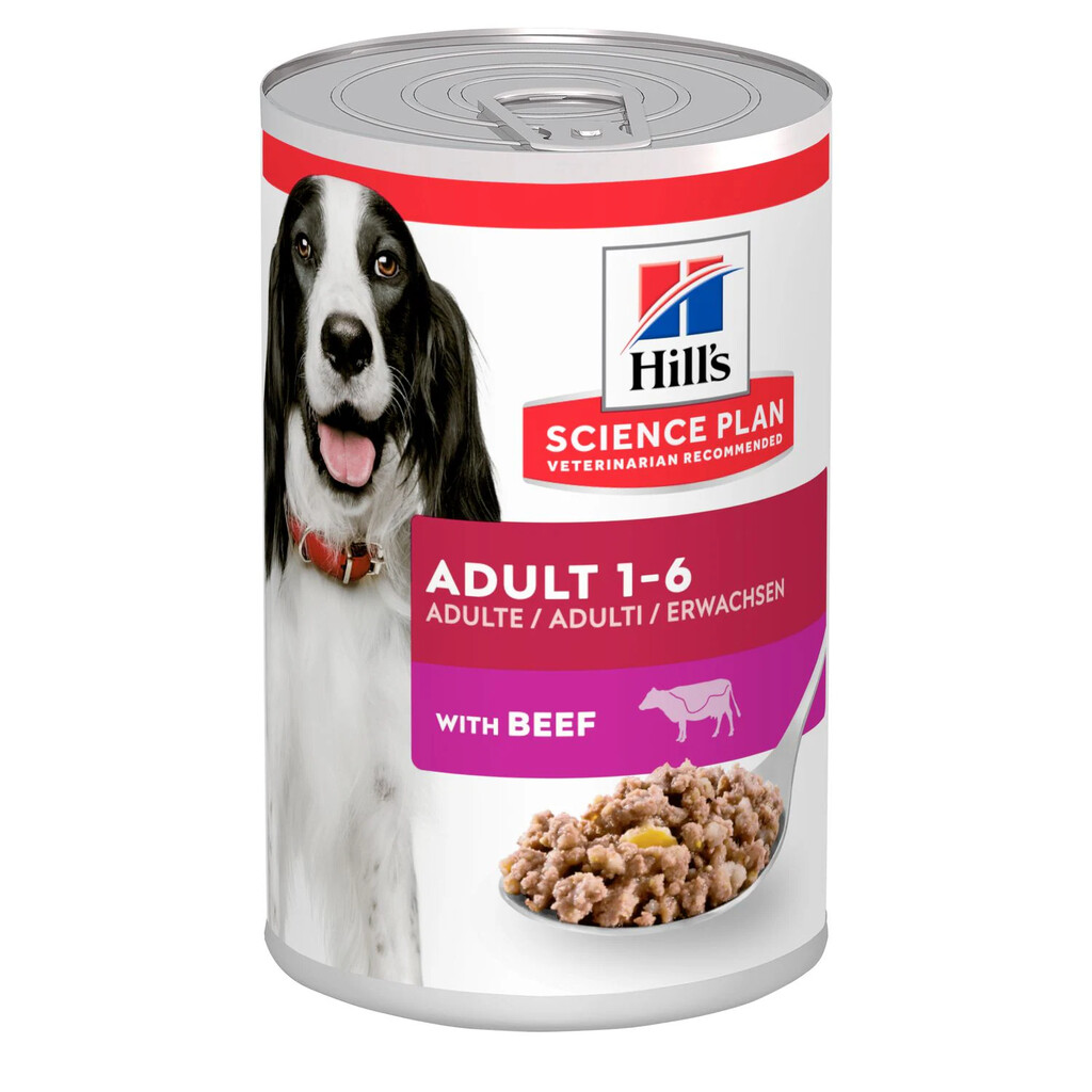 Canine Adult Beef & Barley hondenvoer nat met rund 370g