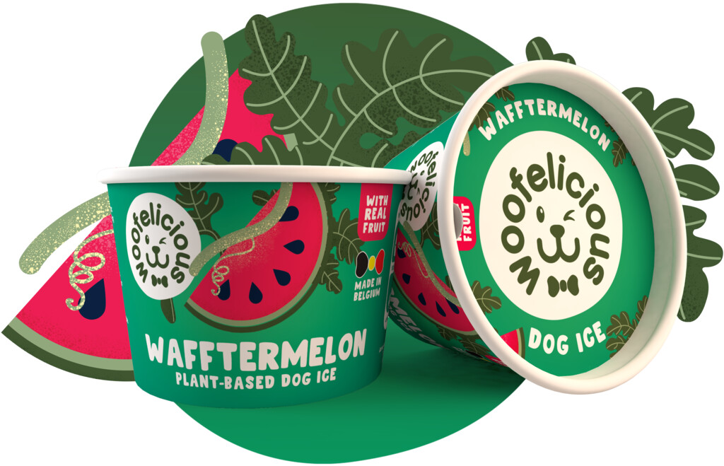 Wafftermelon glace pour chiens 100ml