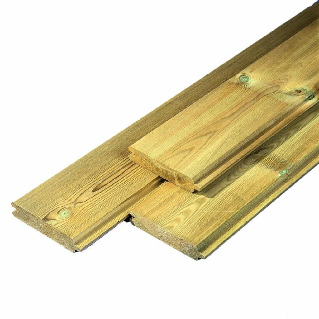 Tand en groef plank 34x145mm Lengte 1,80m