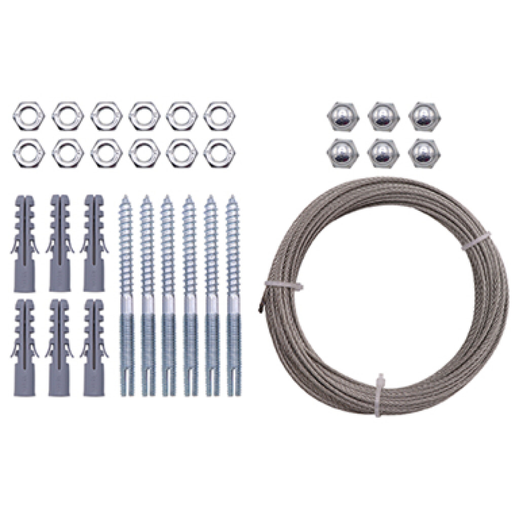 Spandraadsysteem 10mx1,8mm voor klimplanten