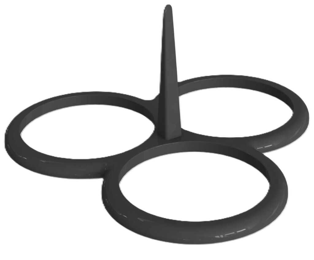 Moule 3 blinis silicone Moule 3 blinis silicone