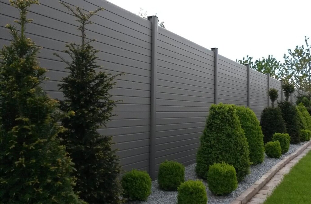 Ecofencing paneel 183 cm - grijs