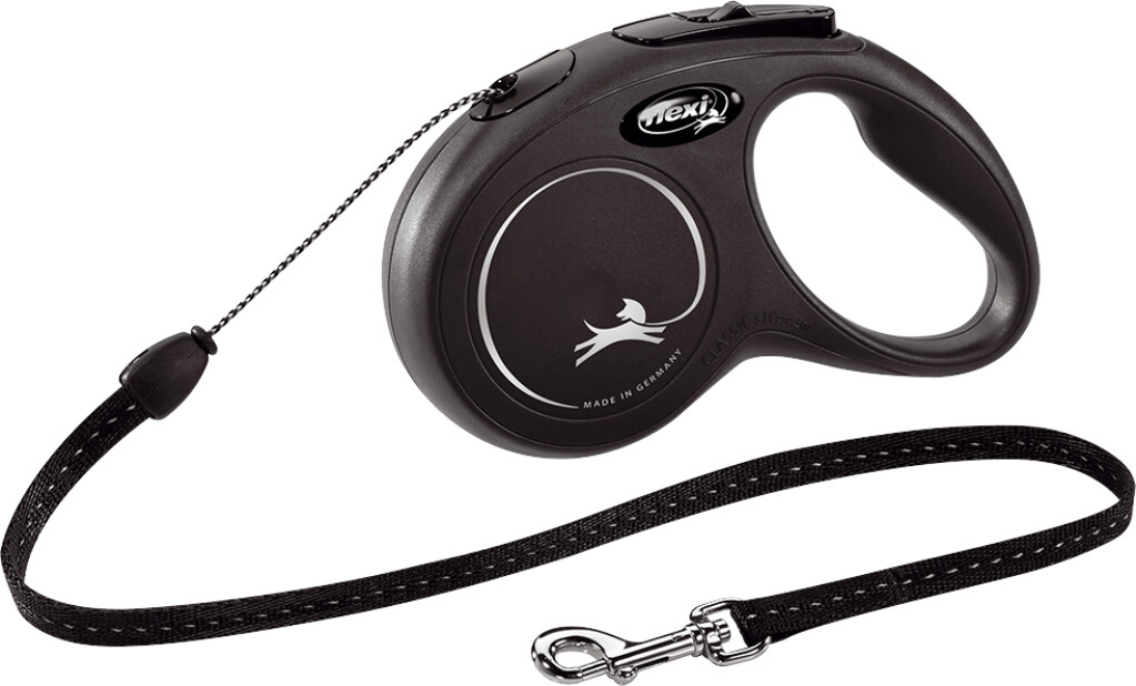 Classic Laisse Corde Noir S 5 m