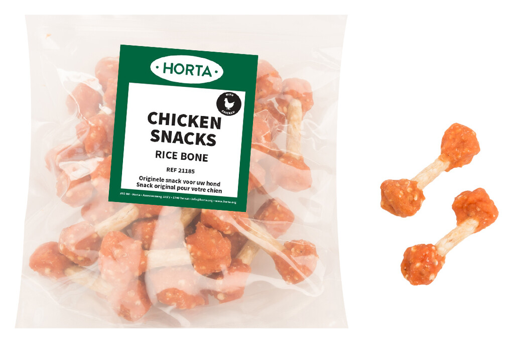 Snacks poulet avec riz 500g