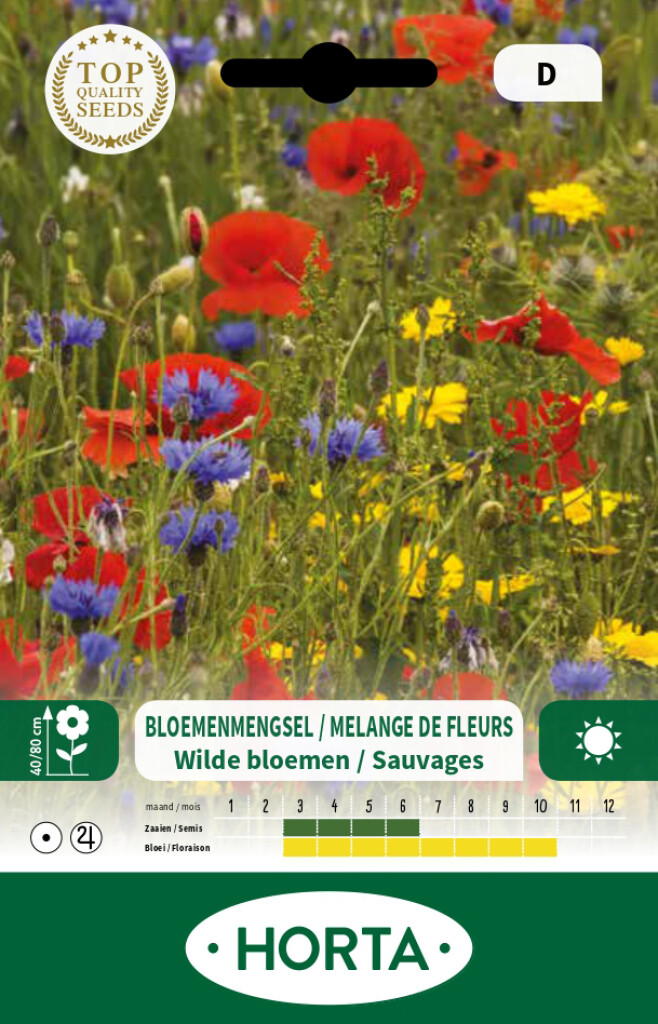 Mengeling wilde bloemen