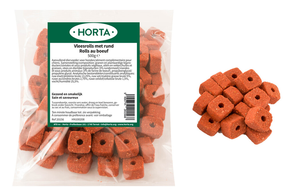 Vleesrolls met rund 500g