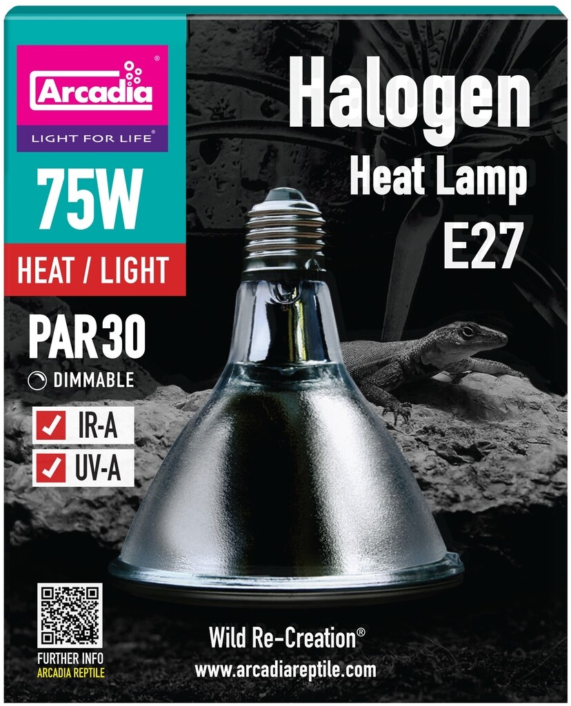 Halogen Basking Spot (E27) 75w Halogen Basking Spot (E27) 75w