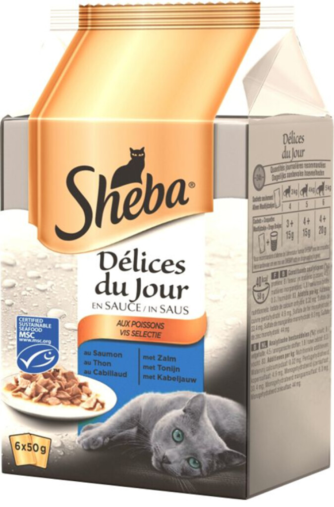 Délices du jour vis 6x50g