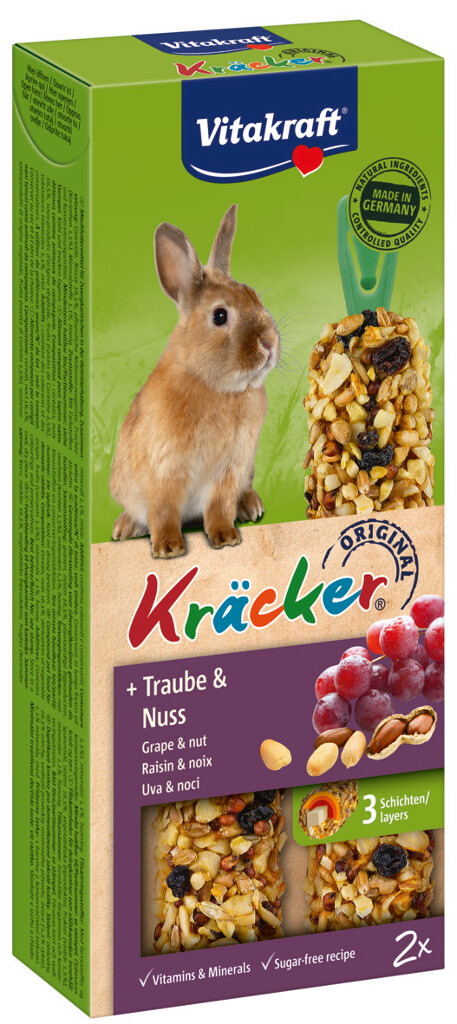 Kräcker® Original Lapin raisin et noix 2 pièces Kräcker® Original Lapin raisin et noix 2 pièces