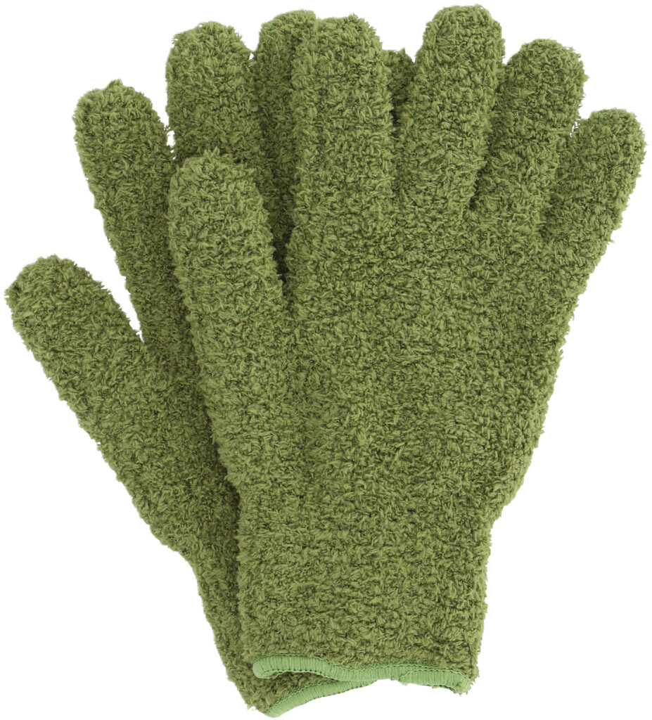 Planten afstof handschoenen groen