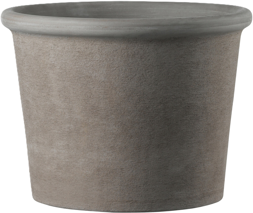 Bloempot Cilindro Bordato Primitivo grafiet 33cm