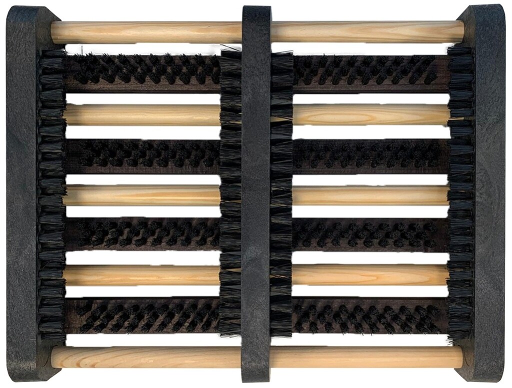 Schoenveger 27x36cm hout zwart gelakt