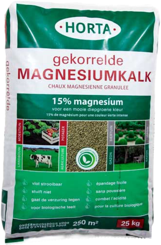 Gekorrelde magnesiumkalk 25kg