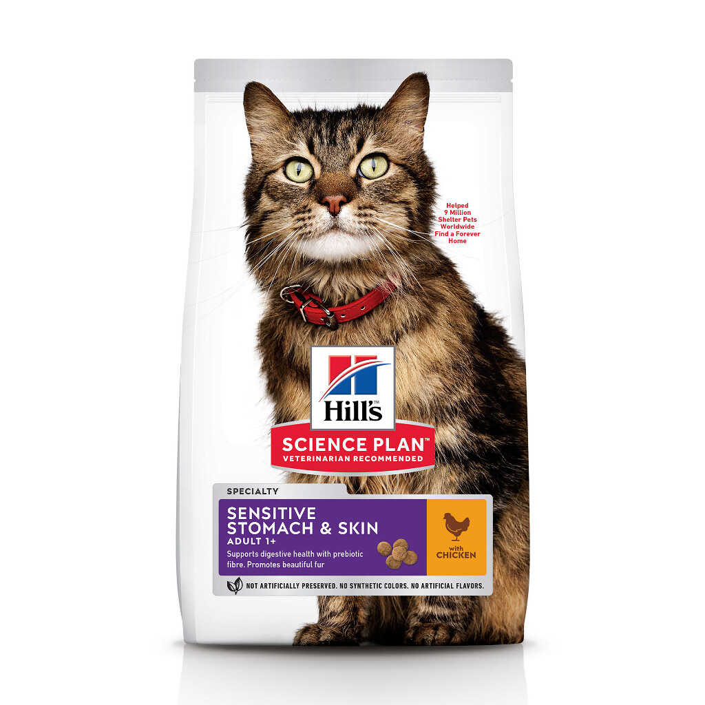 SP Sensitive Stomach & Skin croquettes pour chat au poulet 1,5 kg SP Sensitive Stomach & Skin croquettes pour chat au poulet 1,5 kg