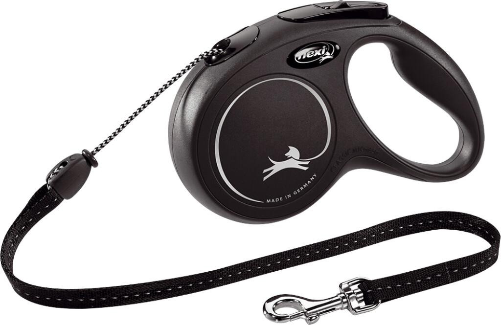 Classic Laisse Corde Noir M 5 m