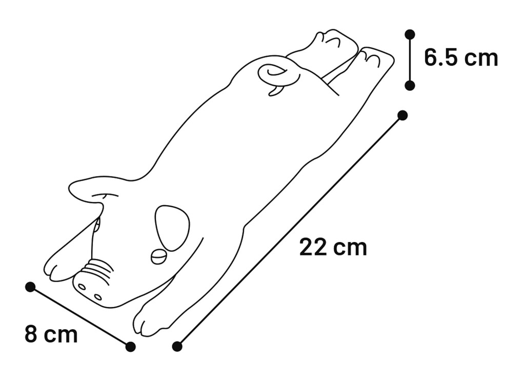 Latex BBQ Varken 22cm
