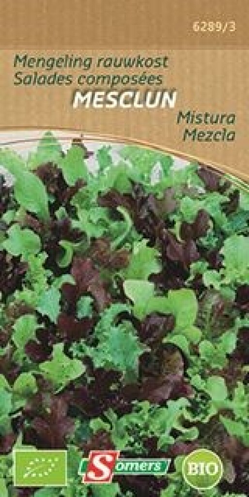 Be-Bio-02 Mengeling rauwkost Mesclun Be-Bio-02 Mengeling rauwkost Mesclun